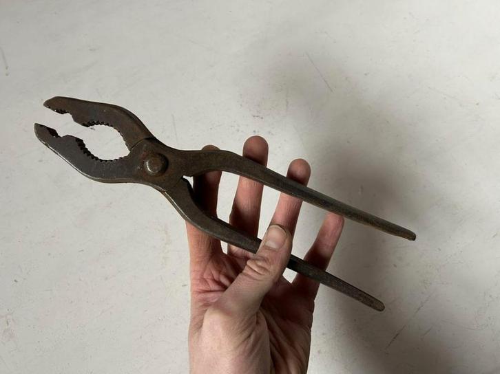 Antieke stevige tang, fitterstang, notenkraker, Antiek en Kunst, Antiek | Keukenbenodigdheden, Ophalen of Verzenden