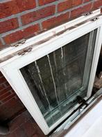 2 gebruikte ramen, dubbelglas, 120x80 cm, Ophalen, Gevelraam of Ruit, Gebruikt, 80 tot 120 cm