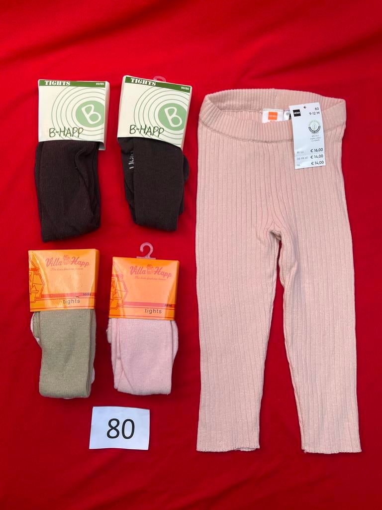 Nieuwe maillots en legging maat 80 (5 stuks), Ophalen of Verzenden, Nieuw, Jongetje of Meisje, Setje