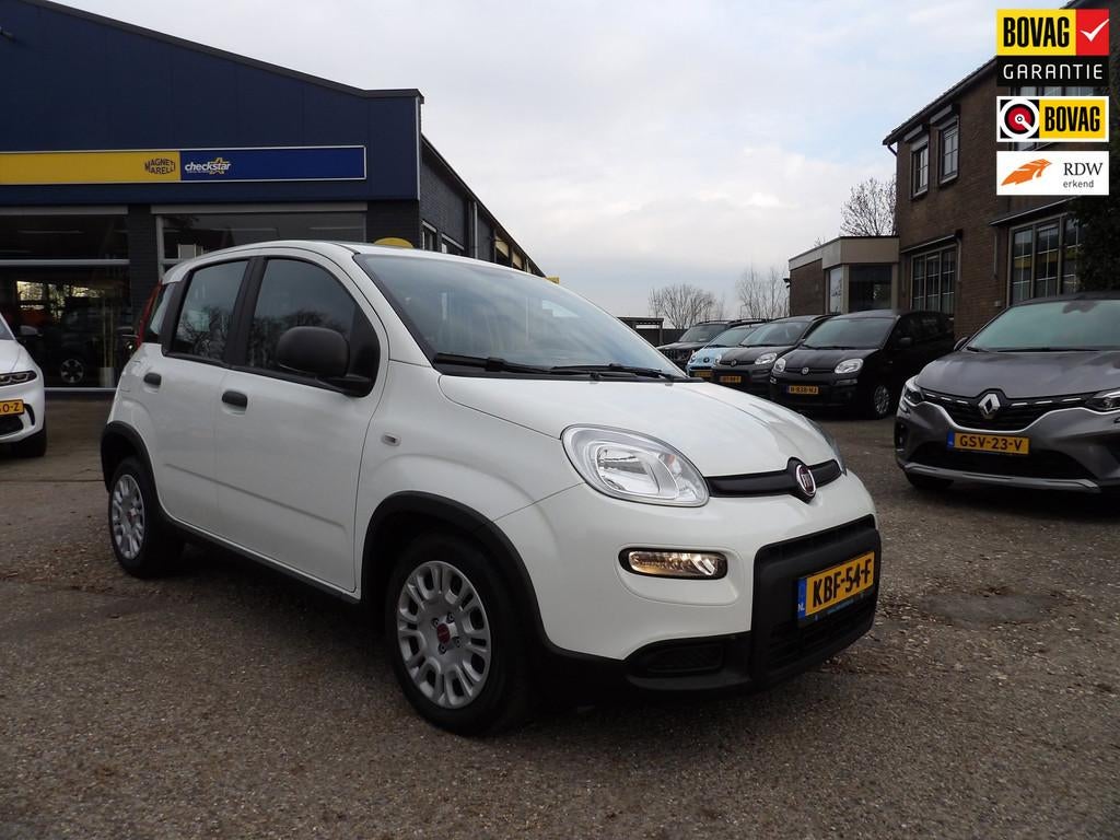 Fiat Panda 1.0 Hybrid 5-drs / Airco / Rijklaarprijs, Voorwielaandrijving, 12 maanden, Stof, Gebruikt
