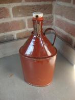 Bruin emaille veldfles, Ophalen of Verzenden