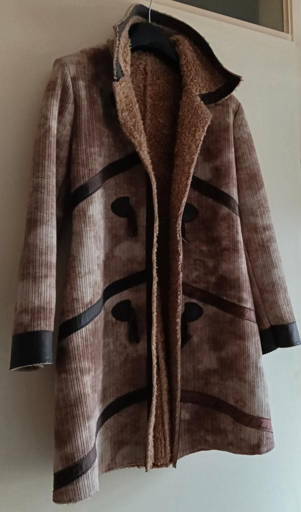 Aparte Italiaanse lange jas bohemian hippie shabby chic, Kleding | Dames, Jassen | Winter, Zo goed als nieuw, Maat 36 (S), Zwart