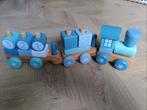 Little Dutch houten blokken trein, Ophalen, Gebruikt, Overige typen, Met wieltjes