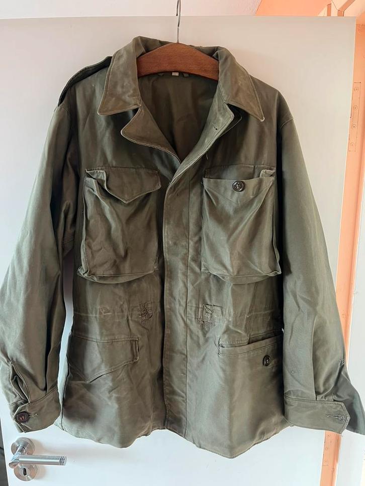 M43 Field Jacket, Verzamelen, Militaria | Tweede Wereldoorlog, Landmacht, Kleding of Schoenen, Amerika, Ophalen of Verzenden
