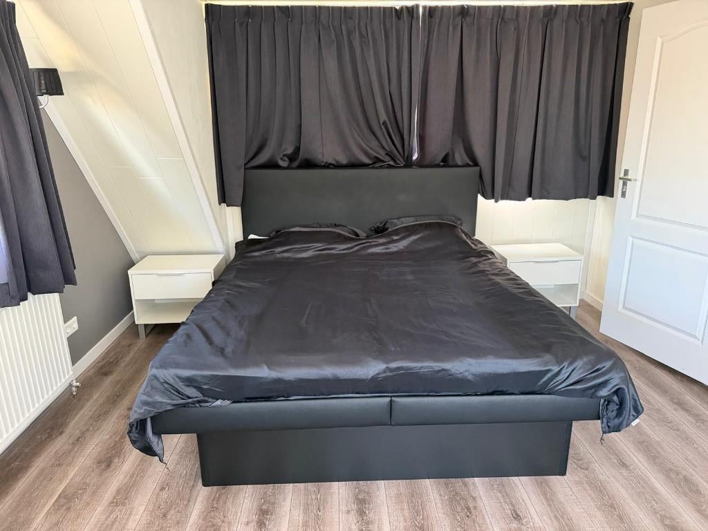 Waterbed, Huis en Inrichting, Slaapkamer | Waterbedden, Ophalen, Solo-systeem, Gebruikt, 210 cm