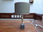 Vintage lampje, cherubijn met marmer, Ophalen of Verzenden