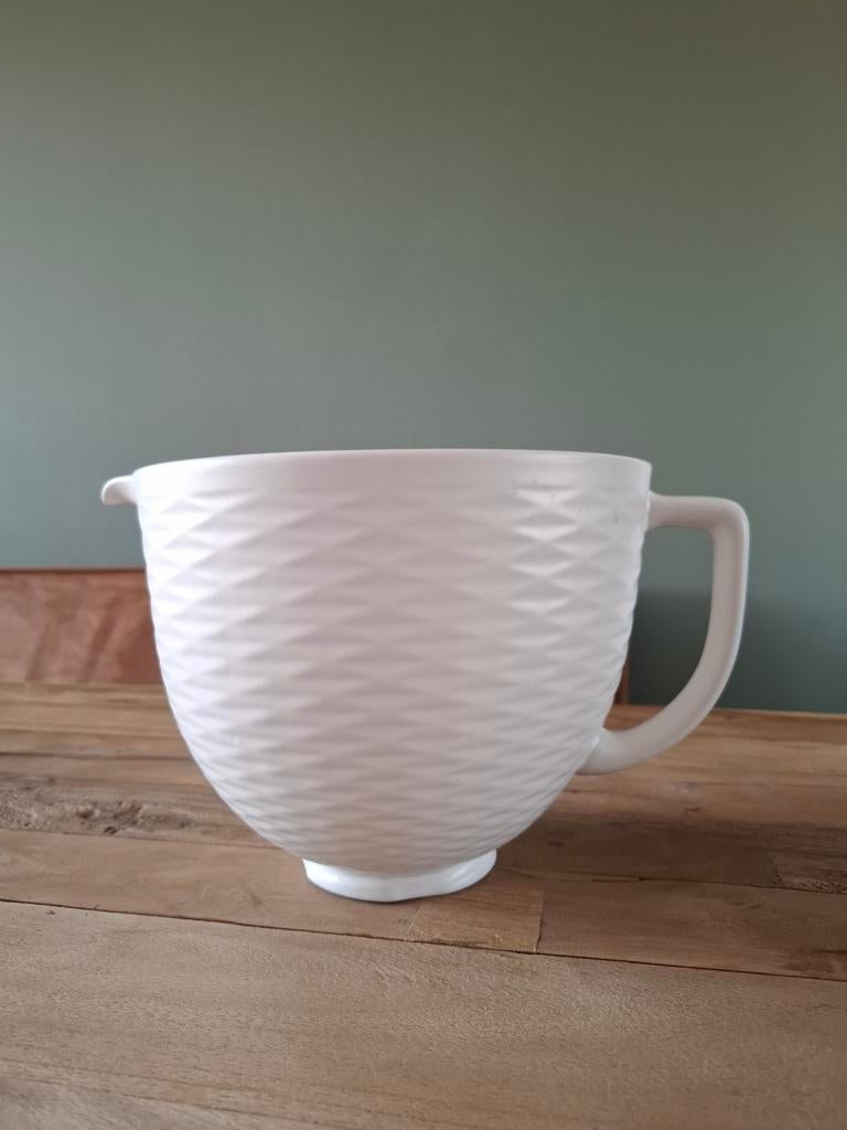 KitchenAid mengkom / schaal wit, Huis en Inrichting, Keuken | Keukenbenodigdheden, Ophalen, Overige typen, Nieuw, Steen/keramiek