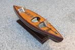 Modelboot Chris Craft type Mahonie Runabout 40 cm lang, Ophalen of Verzenden, Zo goed als nieuw, 1:32 tot 1:50, Overige merken