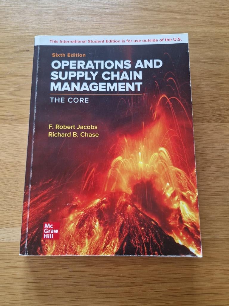 Operations and supply chain management, Ophalen, Zo goed als nieuw, Overige onderwerpen