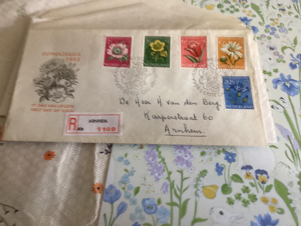 No844 E9 Aangetekend Arnhem Heb van Nederland jaargangen fdc, Postzegels en Munten, Postzegels | Eerstedagenveloppen, Ophalen