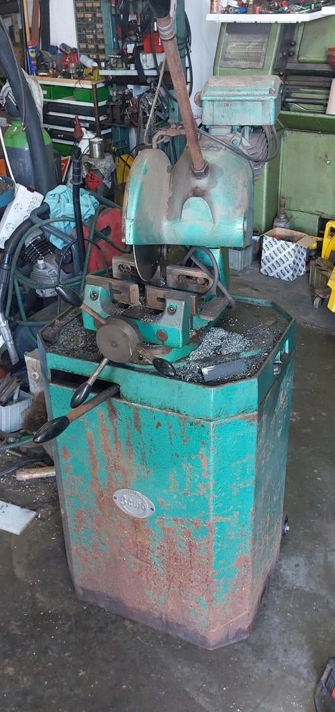Bewo 250 Afkortzaag Metaal 380V - Goede Staat, Doe-het-zelf en Verbouw, Gereedschap | Zaagmachines, Ophalen of Verzenden