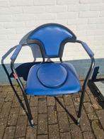 Postoel toiletstoel metaal met uitneembare pot, Diversen, Verpleegmiddelen, Ophalen, 9711pt, Gebruikt, Pot