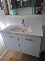 Wastafelkast Allibert incl spiegelkast, Huis en Inrichting, Badkamer | Badkamermeubels, Ophalen, 50 tot 100 cm, Zo goed als nieuw