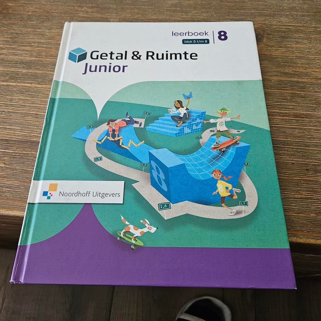 Getal & Ruimte jr 1e editie groep 8 leerboek blok 5 tm 8, Boeken, Ophalen of Verzenden, Zo goed als nieuw, Overige niveaus, Nederlands