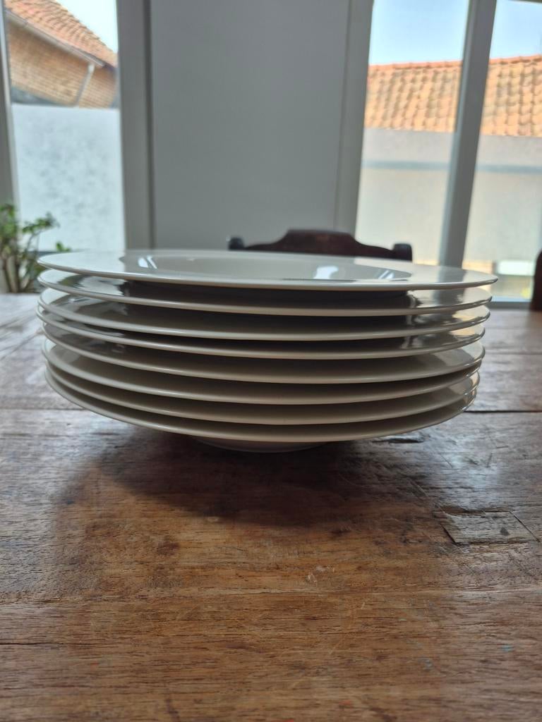 La Toscana dinerborden wit, 8 stuks, Ophalen, Porselein, Overige stijlen, Bord(en)
