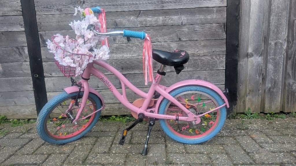 Alpina 16 inch kinderfiets, Fietsen en Brommers, Fietsen | Kinderfietsjes, Ophalen, Gebruikt, 16 tot 20 inch, Alpina