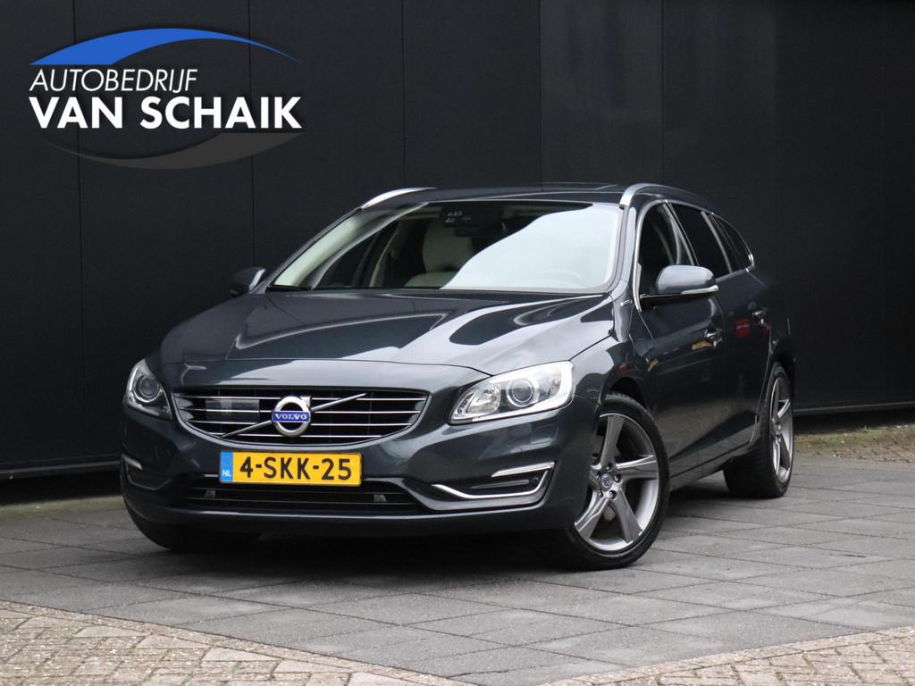 Volvo V60 2.4 D6 AWD Plug-In Hybrid Summum | LEDER | MEMORY, Auto's, Volvo, Bedrijf, Te koop, V60, 4x4, ABS, Adaptieve lichten