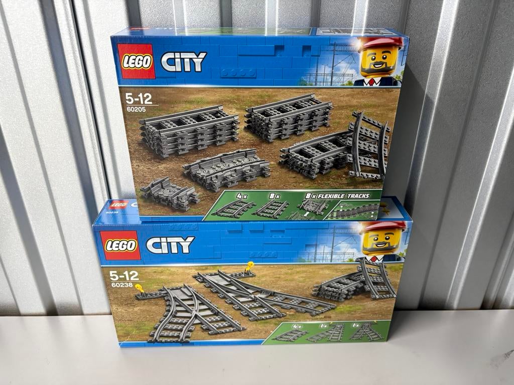 Lego city treinrails nieuw in doos 60205 & 60238 combideal !, Kinderen en Baby's, Speelgoed | Duplo en Lego, Ophalen, Lego, Lego