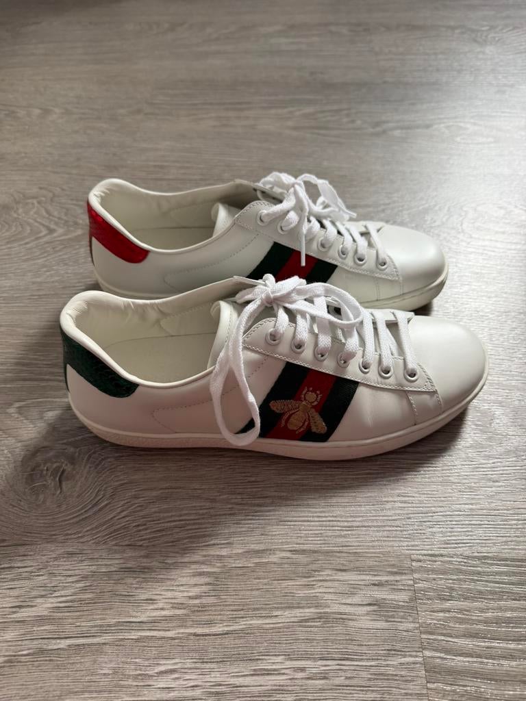 Gloednieuwe Gucci schoenen dames maat 39, Wit, Nieuw, Ophalen of Verzenden, Sneakers of Gympen