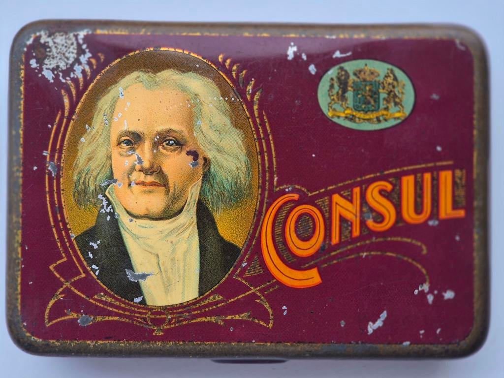 Consul sigaren blik, Verzamelen, Ophalen of Verzenden, Gebruikt, Overige