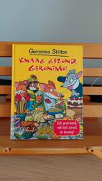 Geronimo Stilton: Knaag Gezond, Geronimo!, Ophalen of Verzenden, Gelezen, Geronimo Stilton, Fictie algemeen