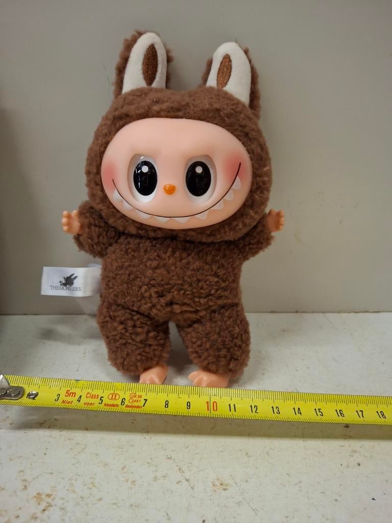 The Monsters Labubu Pop Mart knuffel bruin konijn, Pop Mart, Overige merken, Overige karakters, Onbekend