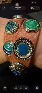 NOOSA armband, Sieraden, Tassen en Uiterlijk, Armbanden, Ophalen of Verzenden, Zo goed als nieuw, Bruin, Leer