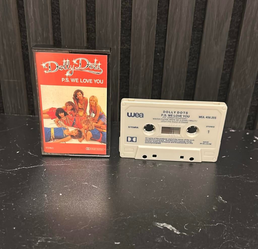 Dolly Dots – P.S. We Love You (1984) cassette –  WEA, Ophalen of Verzenden, Gebruikt, Pop, 1 bandje