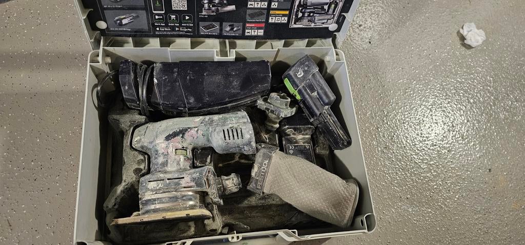 Festool dtsc 400 3,0 I-Plus, deltaschuurmachine, Ophalen of Verzenden, Gebruikt, Minder dan 600 watt, Vlakschuurmachine