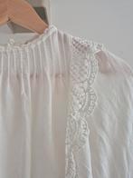 Sissy boy mooi wit blousje mt 146 zgan, Ophalen of Verzenden, Zo goed als nieuw, Jongen, Overhemd of Blouse