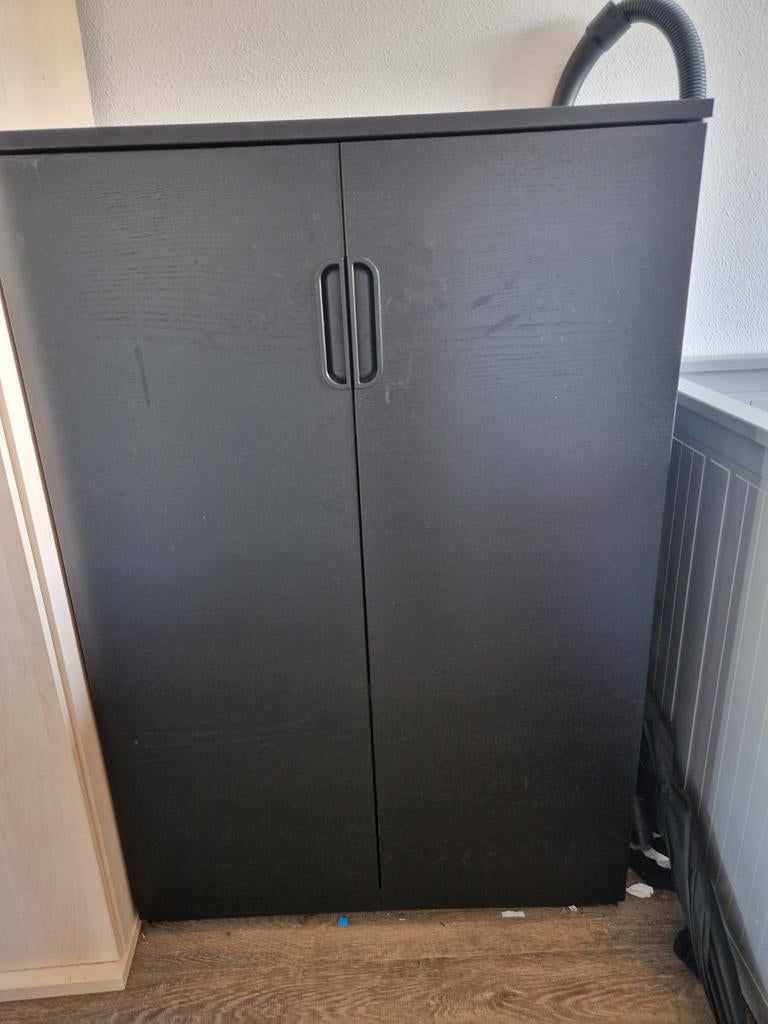 Ikea Galant kast met deuren, zwart, 80x45x120 cm, Ophalen