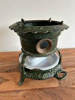 Antieke Georg Haller Hamburg petroleumstel- Geëmailleerd, Ophalen of Verzenden