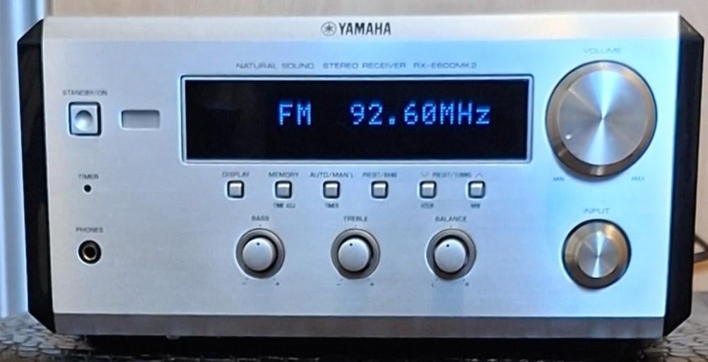Yamaha tuner/versterker met Yamaha boxen nette staat, Ophalen, Gebruikt, Yamaha, 60 tot 120 watt