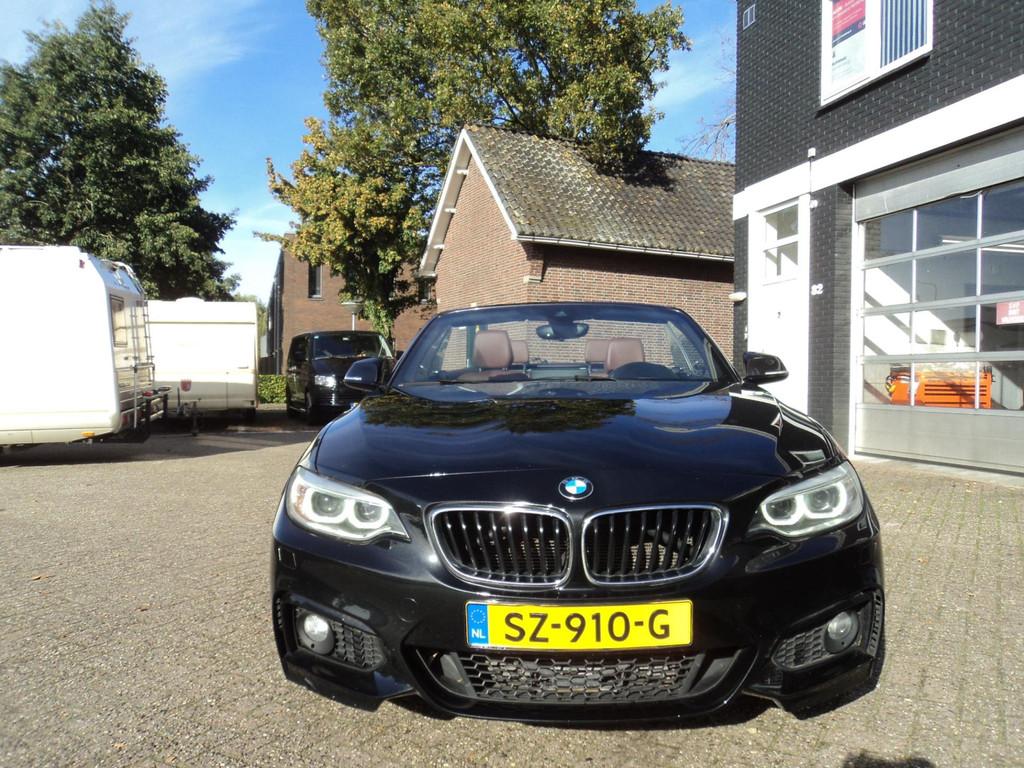 BMW 2-serie Cabrio 218i High Executive, Auto's, Gebruikt, Euro 6, Cabriolet, 4 stoelen