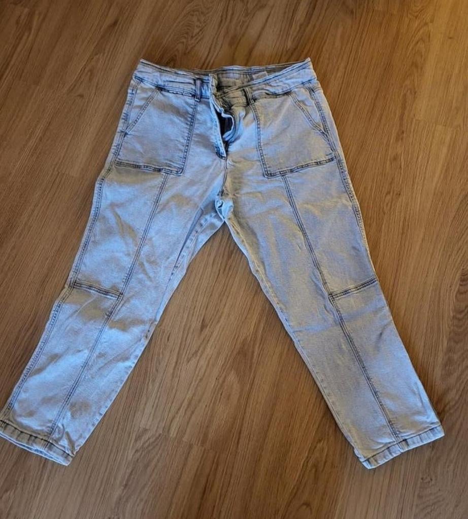 Broek MS mode maat 46 nooit gedragen met schuifknoop, Ophalen of Verzenden, Nieuw, Blauw, Overige jeansmaten