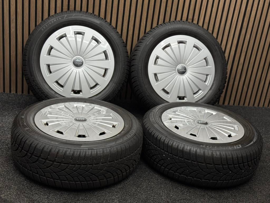 WINTER! Originele 16 inch Audi A4 B9 5x112 ET35 Dunlop SP AO, Ophalen, 16 inch, ., Banden en Velgen