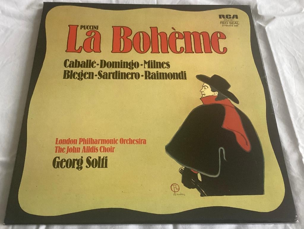 Puccini Georg Solti- La Bohème Vinyl, Cd's en Dvd's, Gebruikt, Opera of Operette, Ophalen of Verzenden, 12 inch