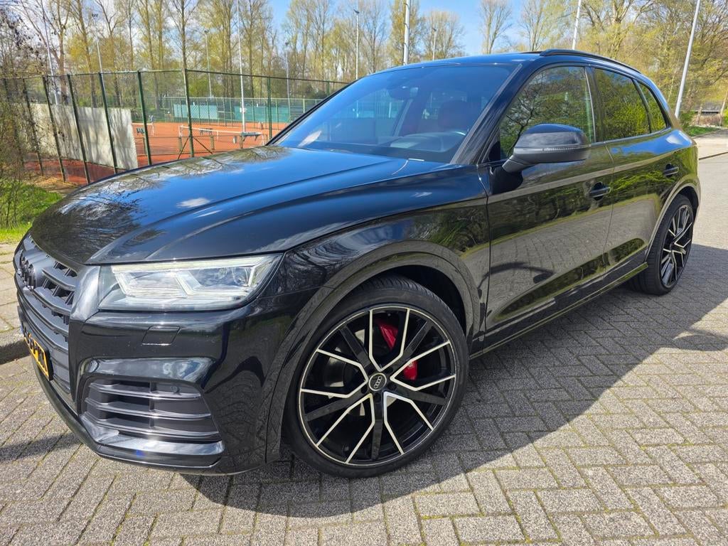 Audi SQ5 3.0 TFSI V6 2018 Zwart Pano/Led/headsup/22" /B&O, Auto's, Audi, Automaat, Zwart, 2995 cc, Q5