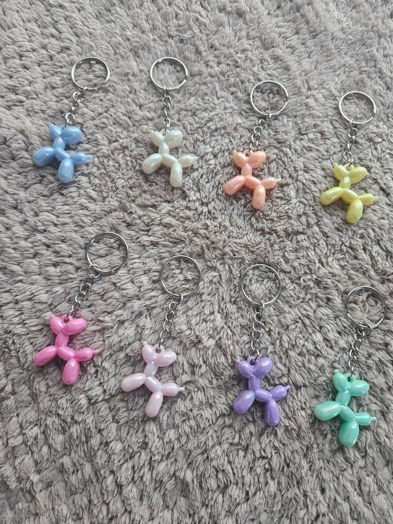 Leuke sleutelhangers in de vorm van ballonhondjes, Ophalen of Verzenden, Nieuw, Knuffel of Figuurtje