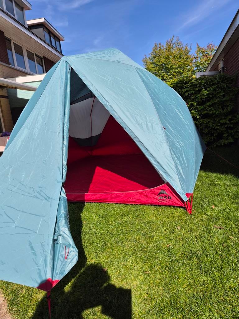 Lichtgewicht MSR Habitude 6-persoonstent - zgan, Caravans en Kamperen, Tenten, Ophalen of Verzenden, Zo goed als nieuw, Tot en met 6