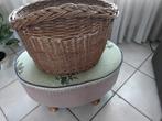 Vintage rotan fietsmand, Ophalen of Verzenden, Gebruikt