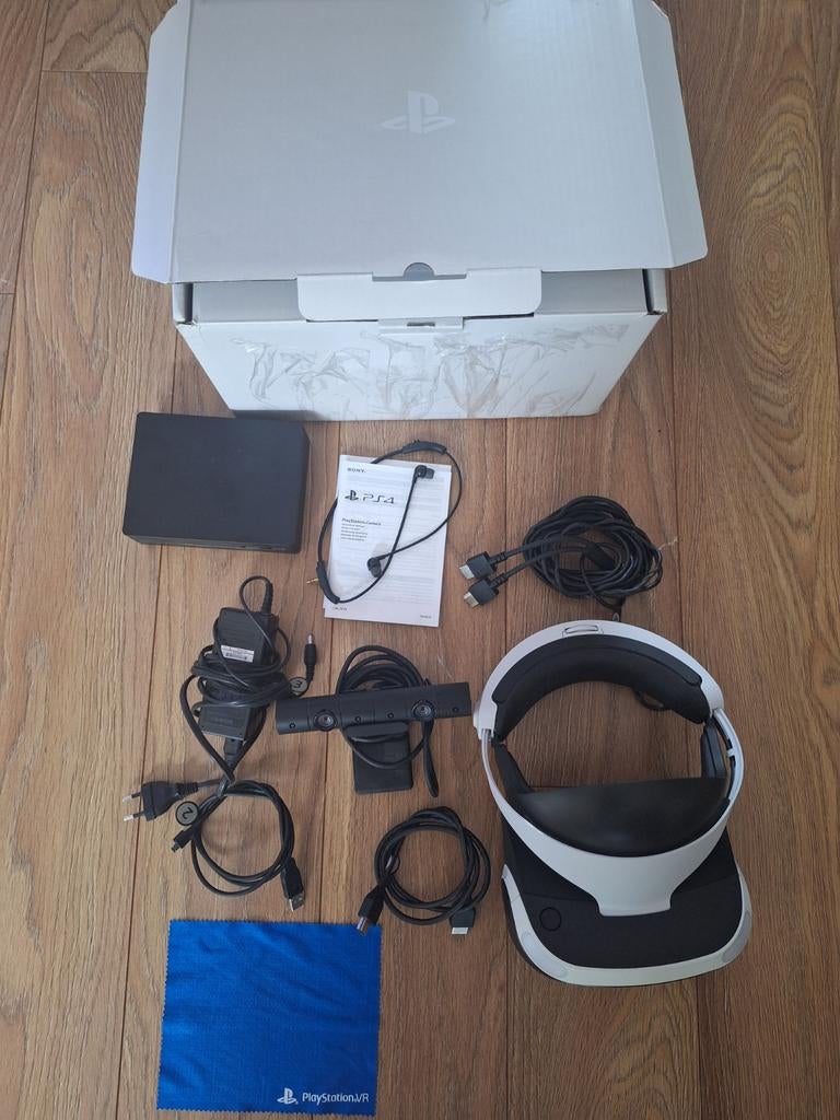 PlayStation VR V2 Complete Set - playstation 4 en 5, Spelcomputers en Games, Virtual Reality, S, VR-bril, Ophalen of Verzenden