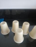 Vintage glazen lampenkapjes, rond 1930, Ophalen of Verzenden