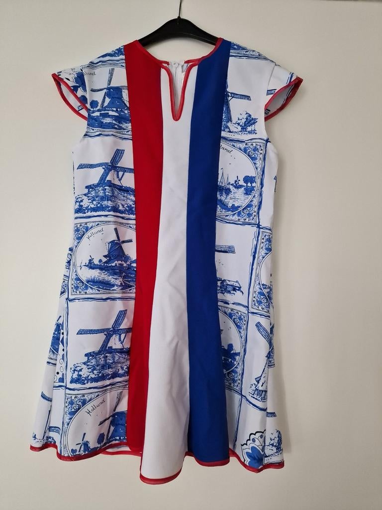 Koningsdag jurkje maat 164, Ophalen of Verzenden, Zo goed als nieuw, 158 t/m 164, Meisje