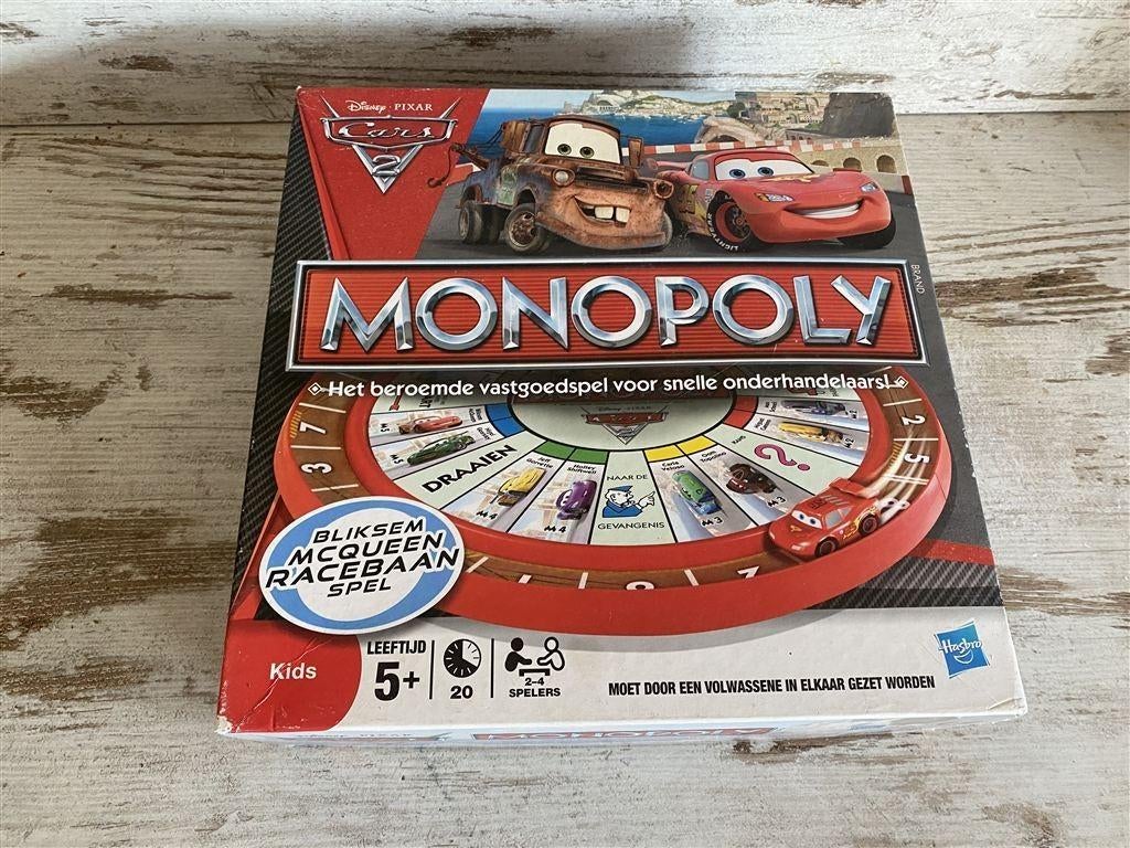 Monopoly cars 2 disney pixar [s966], Verzenden, Zo goed als nieuw