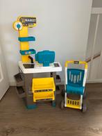 Smoby supermarkt met scanner en winkelwagentje, Ophalen, Gebruikt, Jongen of Meisje