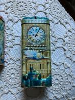 Vintage Big Ben spaarpot blik - Londen souvenir, Verzamelen, Spaarpotten, Ophalen of Verzenden, Gebruikt, Metaal of Blik, Object of Gebouw