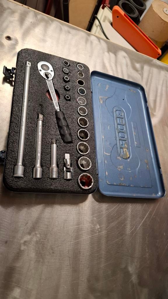 Gedore doppenset 3/8, Ophalen of Verzenden