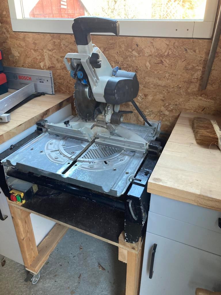 Elu flipoverzaag, Doe-het-zelf en Verbouw, Gereedschap | Zaagmachines, Ophalen, Zo goed als nieuw, Afkortzaag, Elu