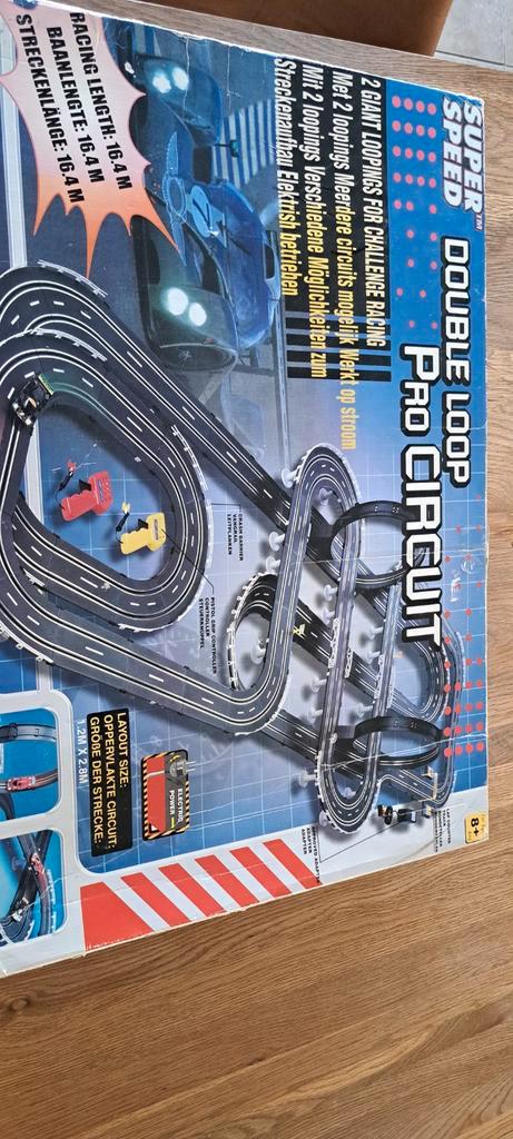 Super Speed Double Loop Pro Circuit Racebaan, Kinderen en Baby's, Speelgoed | Racebanen, Elektrisch, Overige merken, Ophalen